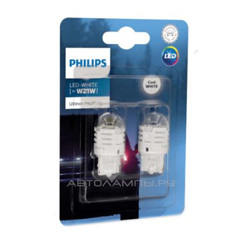 W21W 12V-LED (W3x16d) 6000K 1,75W White Ultinon Pro3000 (ку.2шт.) 11065U30CWB2