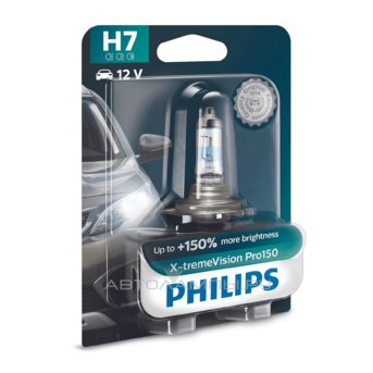 H7 12V- 55W (PX26d) (+150% �����+������. ���� ������) X-treme Vision Pro150 ������� (1��) 12972XVPB1