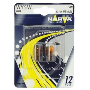 WY5W 12V-5W (W2.1X9.5d) (блистер 2шт.) 17169 (бл.1)