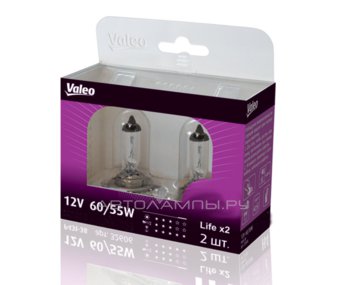 H4 12V- 60/55W (P43t) (������. ���� ������) Life x2 (�.��.2��.) 32606